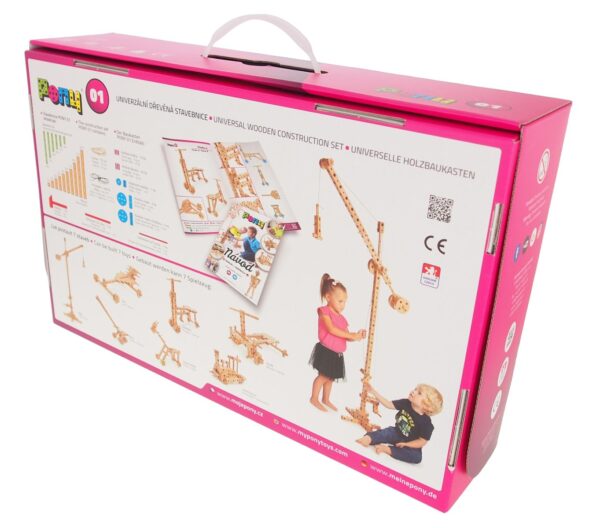 Set constructie din lemn Pony01